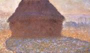 Claude Monet Grainstack in the Sunlight